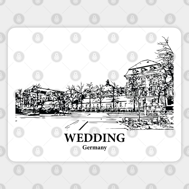Wedding - Germany Magnet by Lakeric